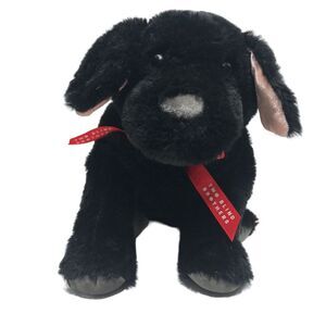 Two Blind Brothers Dog Plush Floppy Guide Dog Stuffed Animal Braille‎ Black
